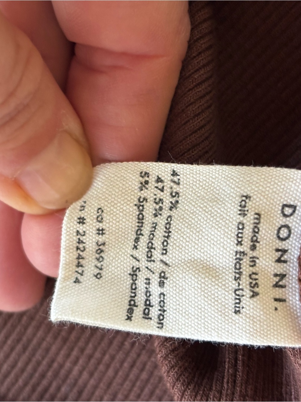 DONNI Rib Tank - Picture 5 of 5